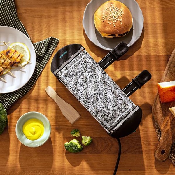Cecotec Cheese&Grill 3200 Pocket AllStone raclettepannu 2 henkilö(t) 320 W Musta