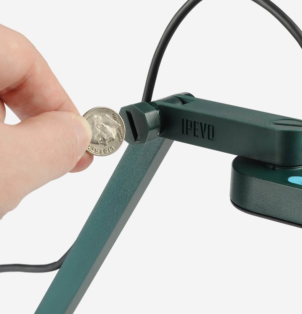 Miniatyrbillede 2 af 3: IPEVO V4K dokument kamera Grå CMOS USB 2.0
