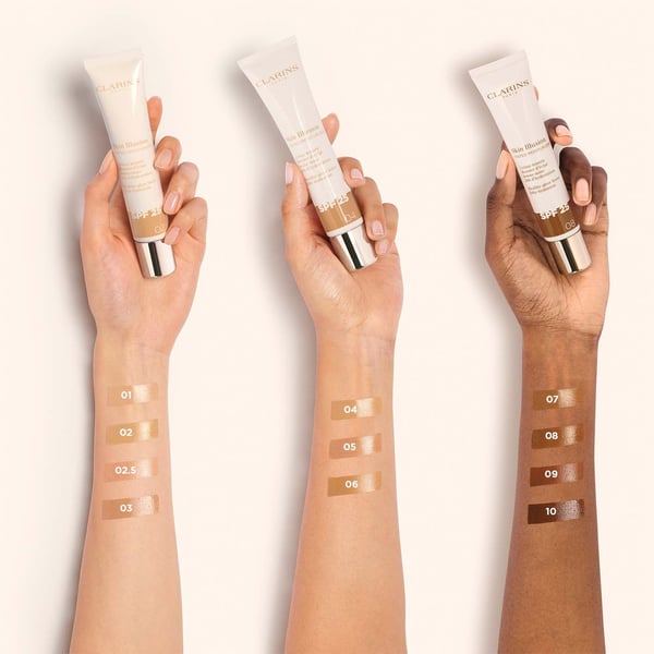 Clarins Skin Illusion Tinted Moisturizer SPF25 40 ml 24 h Kasvot