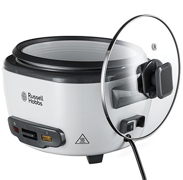 Russell Hobbs 27040-56 riisinkeitin 500 W Musta, Valkoinen