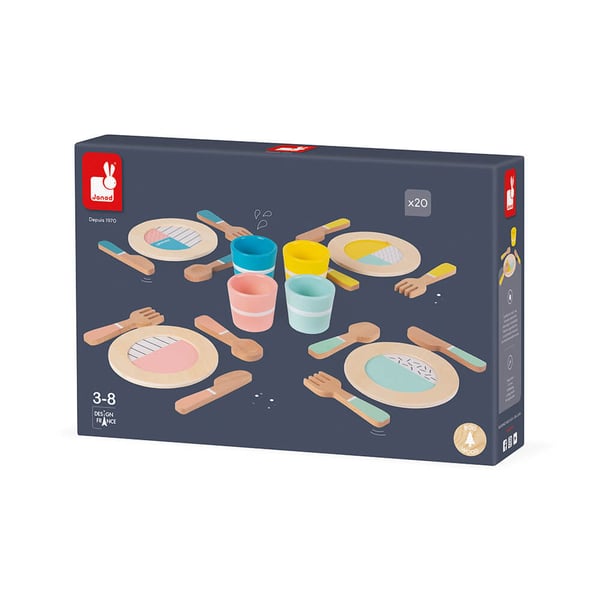 Miniatyrbild 7 av 8: JANOD Wooden dining set