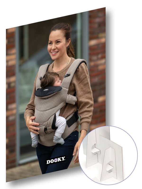 Pikkukuva 22 / 24: Dooky Urban Comfort Vauvan pehmeä kantoreppu Kangas Beige