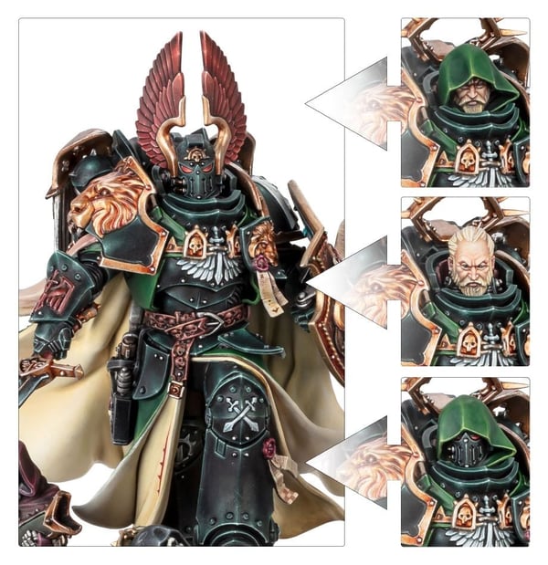 Miniatyrbild 7 av 8: Games Workshop Lion El'Jonson Figur