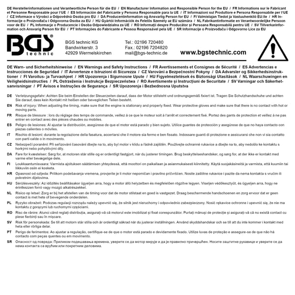 BGS technic Engine Timing Tool Set