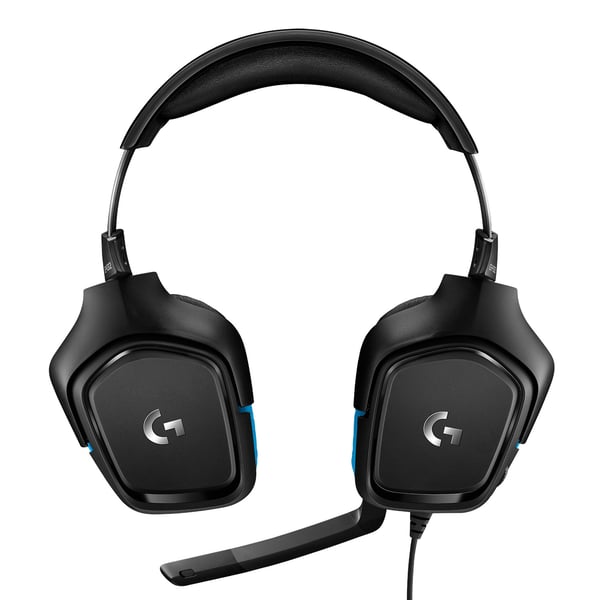 Logitech G 981-000770 kuulokkeet ja kuulokemikrofoni Langallinen Pääpanta Pelaaminen Musta, Sininen