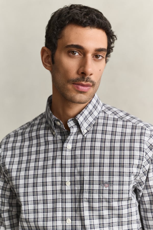 Miniatyrbild 5 av 7: Gant 3263002-251 Skjorta Button down-krage Långärmad Bomull