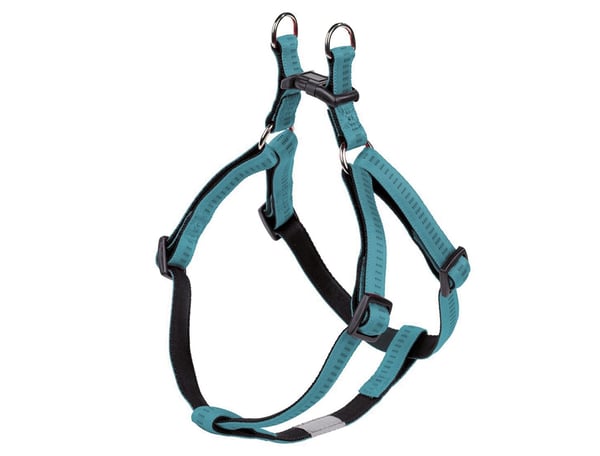Nobby Soft Grip S-M Turkis Nylon Hund Seletøj uden træk