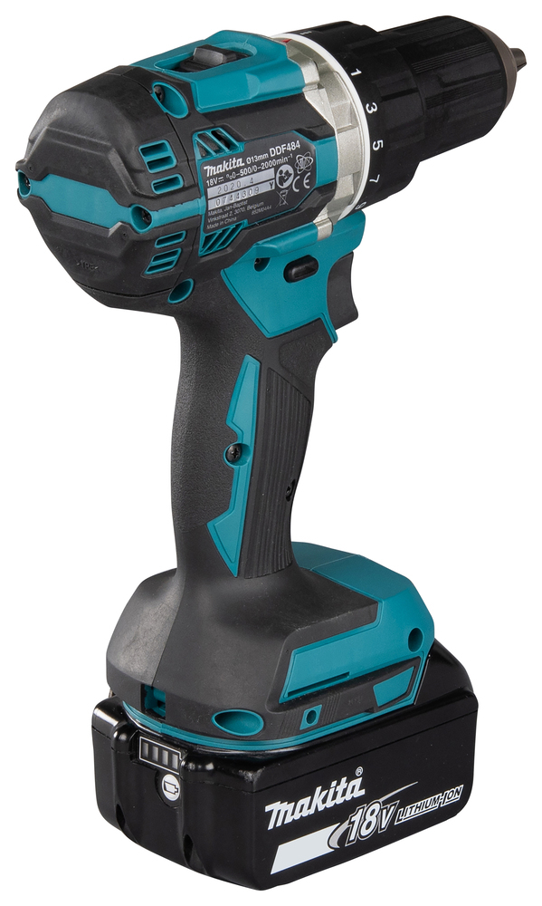 Makita DDF484RFJ bor 2000 rpm 1,8 kg Sort, Blå