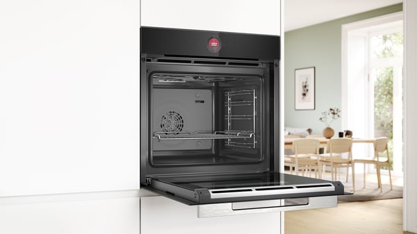 Miniatyrbillede 3 af 5: Bosch Serie 8 HBG7341B2 ovn 71 L 3600 W Sort