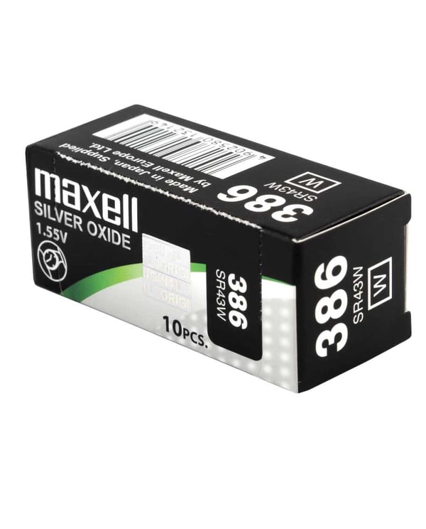 Miniatyrbillede 1 af 3: Maxell 18288700 husholdningsbatteri Engangsbatteri SR43W Sølvoxid (S)