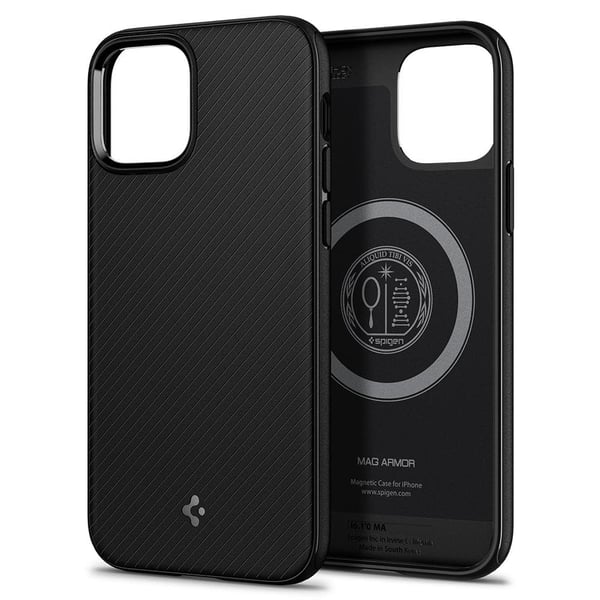 Spigen Mag Armor mobiltelefon etui 15,5 cm (6.1") Cover Sort