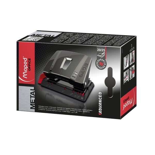 Maped M620311 hulmaskine og tilbehør 25 ark Sort