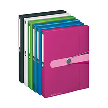 Herlitz 11206141 folder Polypropylen (PP) Blå, Transparent A4