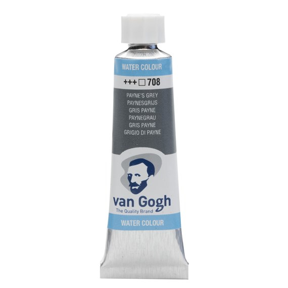 Pikkukuva 1 / 3: Van Gogh 20017081 vesiohenteinen maali Harmaa 10 ml Tuubi 1 kpl