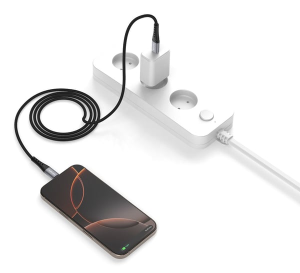 Miniatyrbild 3 av 5: 4smarts 541454 USB-kablar 1,5 m USB C 0,48 Gbit/s 60 W Svart