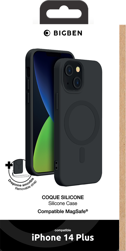 Bigben Connected COVMAGIP14MBL mobiltelefon etui Sort
