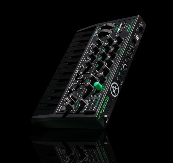 Miniatyrbillede 9 af 11: Arturia MicroBrute UFO Analog synthesizer Sort