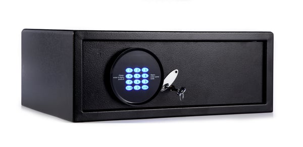 Olympia GOsafe H195 Fristående kassaskåp 26 l Polypropylen (PP) Svart