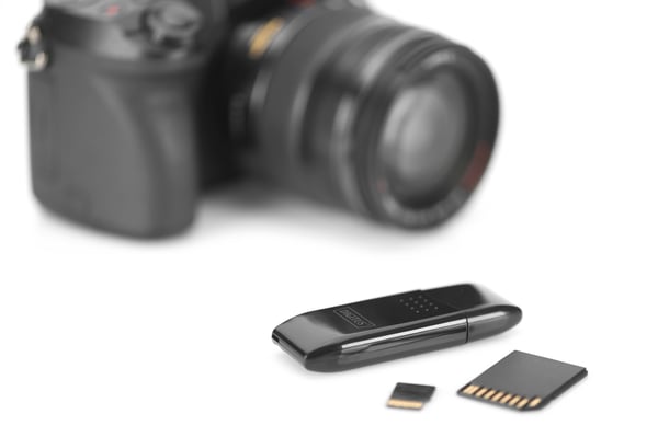Miniatyrbild 4 av 4: Digitus DA-70310-3 kortläsare USB 2.0 Svart