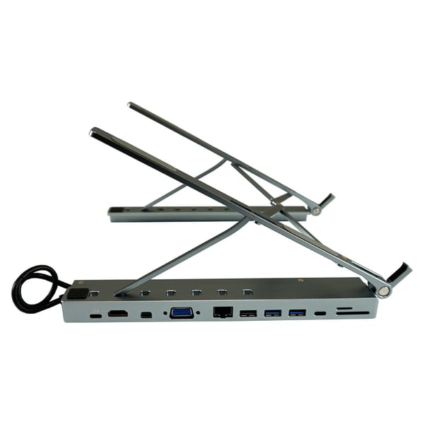 LC-Power LC-HUB-C-MULTI-STAND Ställ för bärbara datorer Ställ till bärbara datorer Antracit