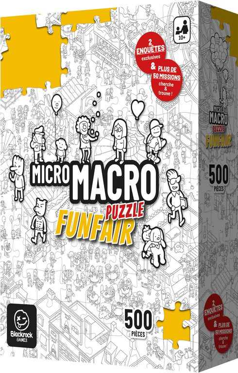 Pikkukuva 3 / 7: Blackrock Games MICRO MACRO - PUZZLE FUNFAIR Väripalapeli 500 kpl