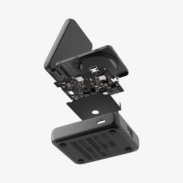 Pikkukuva 3 / 7: Spigen EF302MOQ Älypuhelin, Kuulokkeet, Älykello Musta USB Langaton lataaminen Pikalataus Sisätila