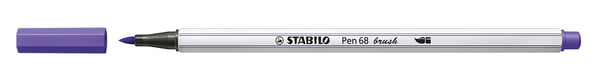 STABILO Pen 68 brush stiftpennor Medium Violett 1 styck