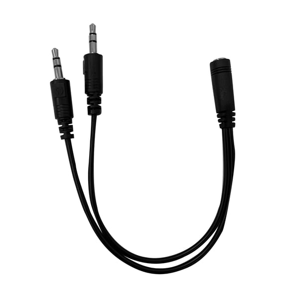 Veho VAB-001-GX1 hovedtelefoner/headset Ledningsført Spil Sort