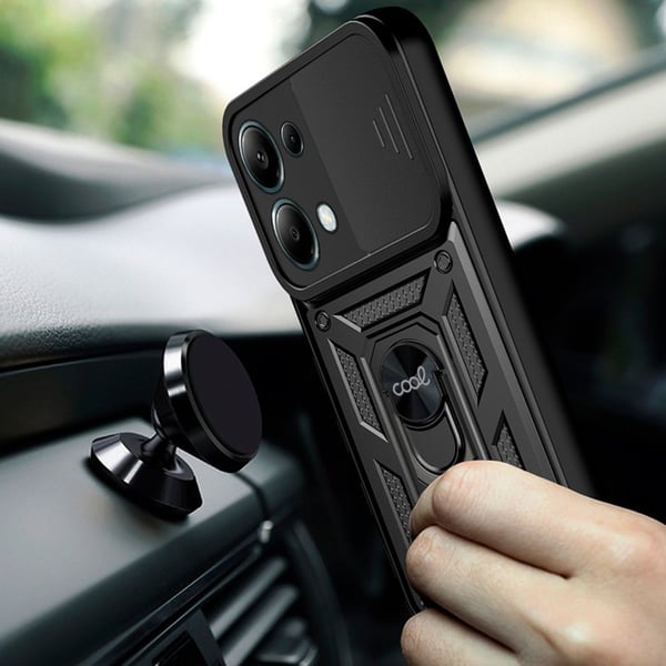 Miniatyrbillede 3 af 4: COOL Accesorios Hard Ring mobiltelefon etui 16,9 cm (6.67") Cover Sort