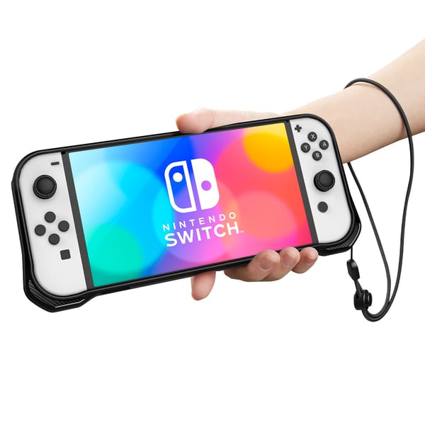 Pikkukuva 11 / 15: Spigen ACS04020 kannettavan pelikonsolin suojakotelo Suojus Nintendo Polykarbonaatti (PC), Termoplastinen polyuretaani (TPU) Musta