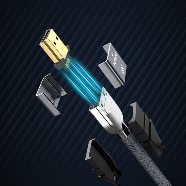 Wozinsky 5907769300899 HDMI-kabel 3 m HDMI Type A (Standard) Sølv