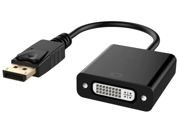 DLH DY-TU4936B kabel kønsskifter Displayport DVI Sort