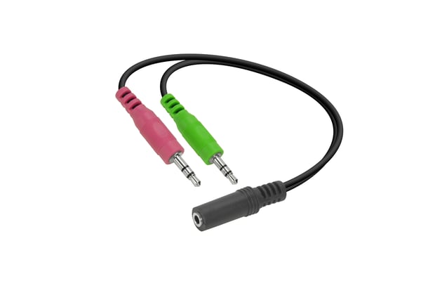 SPEEDLINK SL-170305-BK lydkabel 2 x 3.5mm 3.5mm Sort