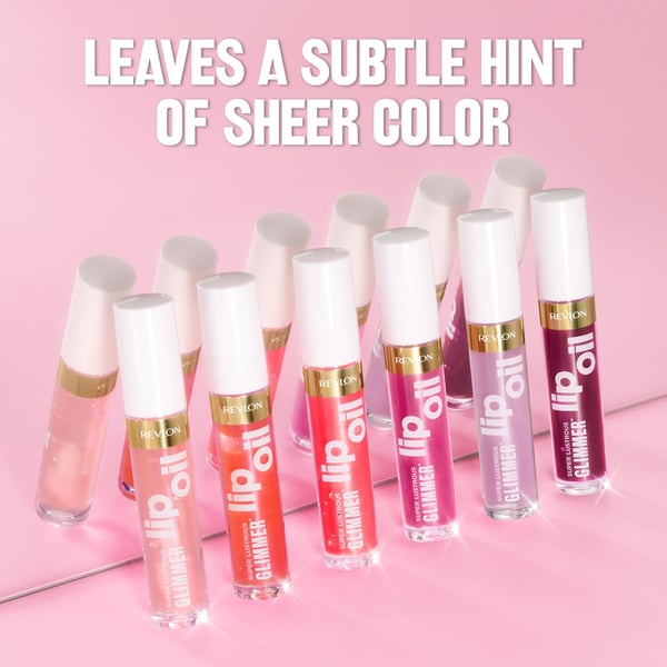 Revlon Super Lustrous Glimmer Lip Oil huulirasva Huuliöljy 004 Gone Rose Naisten 3,8 ml
