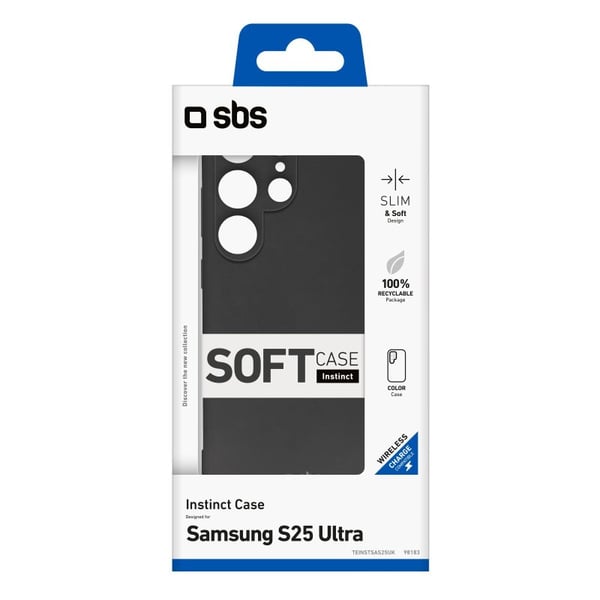 SBS TEINSTSAS25UK mobiltelefon etui 17,5 cm (6.9") Cover Sort