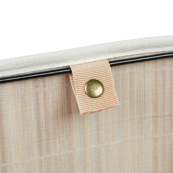 Relaxdays 10020573 brödkorg Oval Bamboo, Polyester Självtorkning, Röd, Vit