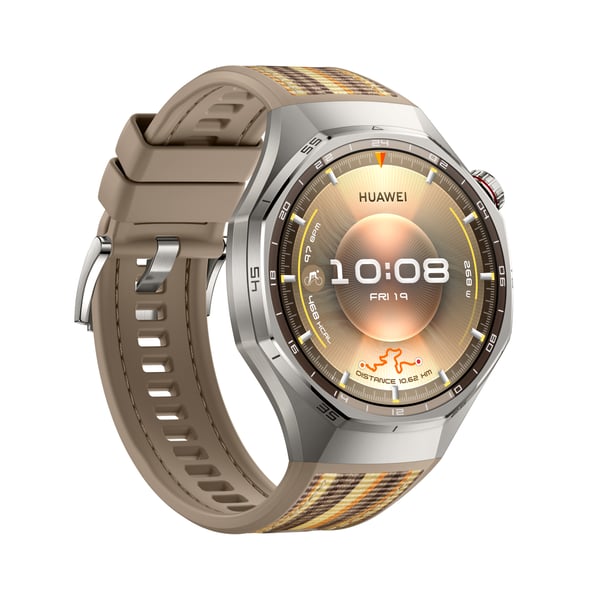 Huawei WATCH GT6 PRO 3,73 cm (1.47") AMOLED 46 mm Digitaalinen 466 x 466 pikseliä Kosketusnäyttö Musta, Titaani GPS (satelliitti)