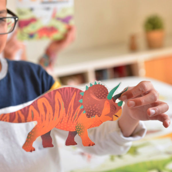 Pikkukuva 3 / 4: Poppik Sticker Lernposter Dinosaurier juliste 100 x 68 cm 1 kpl