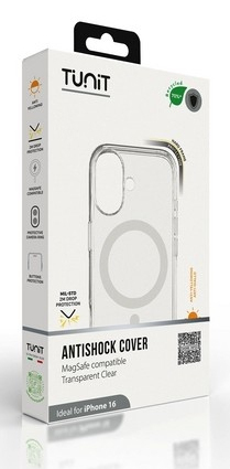 Miniatyrbillede 2 af 4: TUNIT TTIP16MSCL mobiltelefon etui 15,5 cm (6.1") Cover Transparent