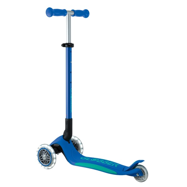Globber Primo Foldable Plus Lights Lapset Perinteinen potkulauta Sininen, Laivasto