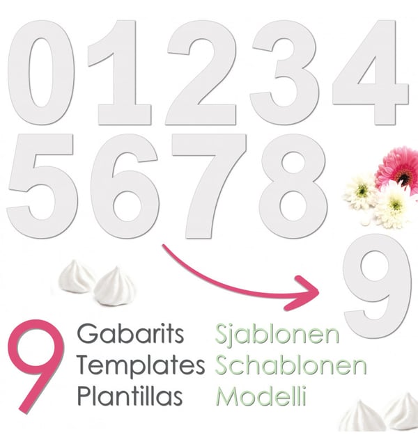 ScrapCooking 3927 airbrush sæt til kagedekorering