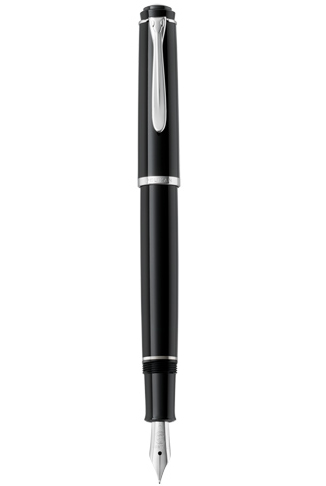 Pelikan Classic 205 reservoarpennor Påfyllning med bläckpatronssystem Antracit, Svart 1 styck