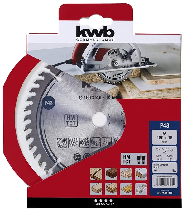 kwb 584368 pyörösahanterä 1 kpl