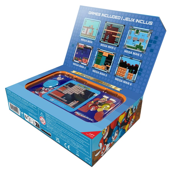 Miniatyrbild 7 av 10: My Arcade Mega Man Pocket Player Pro bärbara spelkonsoller 6,98 cm (2.75") Multifärg