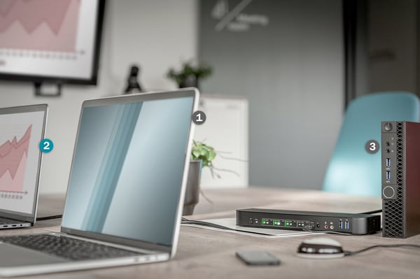 Miniatyrbild 7 av 7: Digitus DS-12890 KVM-switchar Svart