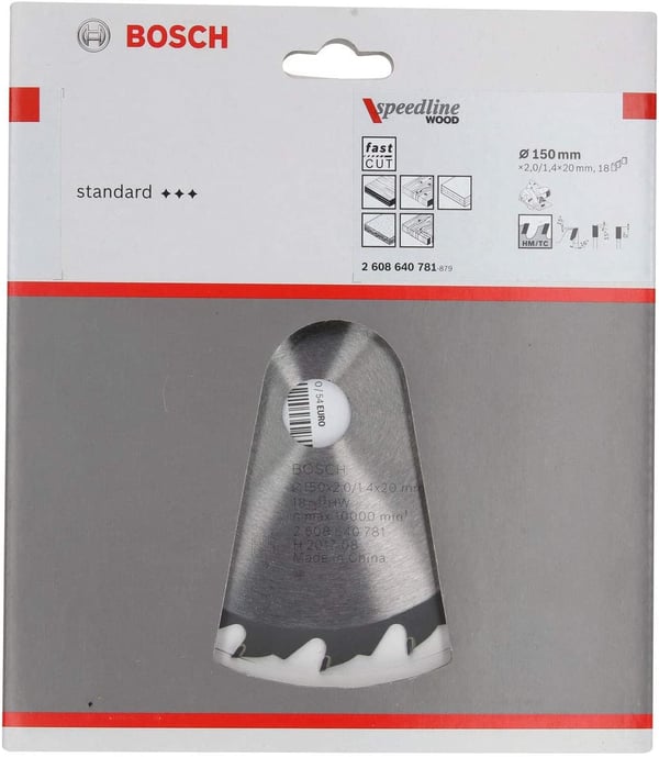 Miniatyrbillede 5 af 7: Bosch ‎2608640785 rundsavklinge 16 cm 1 stk