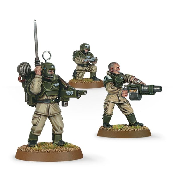 Miniatyrbild 5 av 6: Games Workshop Cadian Command Squad