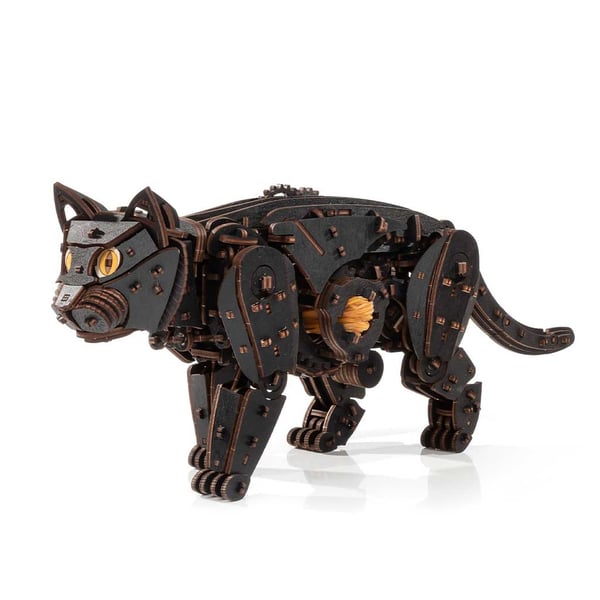 Pikkukuva 1 / 8: Eco Wood Art Black Cat 3D-palapeli 508 kpl Eläimet