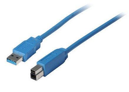 S/CONN maximum connectivity 3m USB3.0 A - USB3.0 B USB-kabel USB 3.2 Gen 1 (3.1 Gen 1) USB A USB B 5 Gbit/sek. Blå