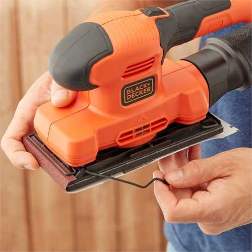 Black & Decker BEW220 Rundslipmaskin 14000 RPM Svart, Orange